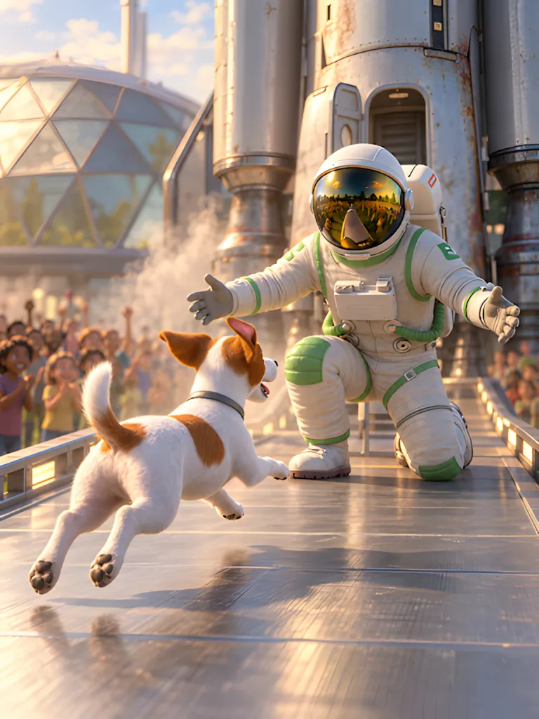 Astronauta contemplando con empatía