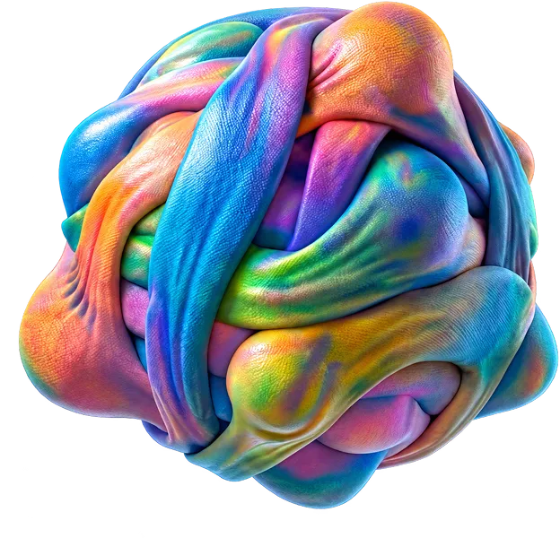 Esfera sensorial neurodiversidad multicolor